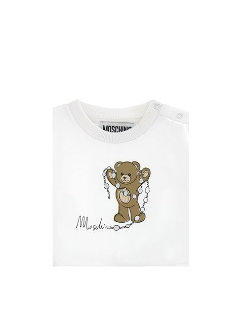 Felpa, bambina, logata. MOSCHINO | MDF037 LCA9310101